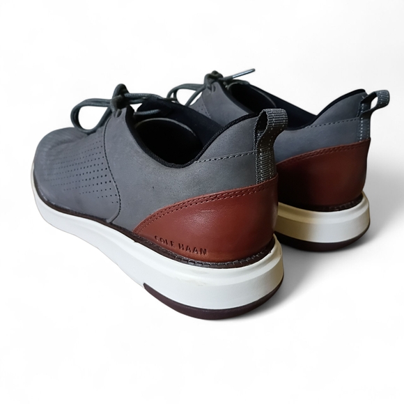 Cole Haan Men's Gray and Brown Casual Shoes - Picture 1 of 4